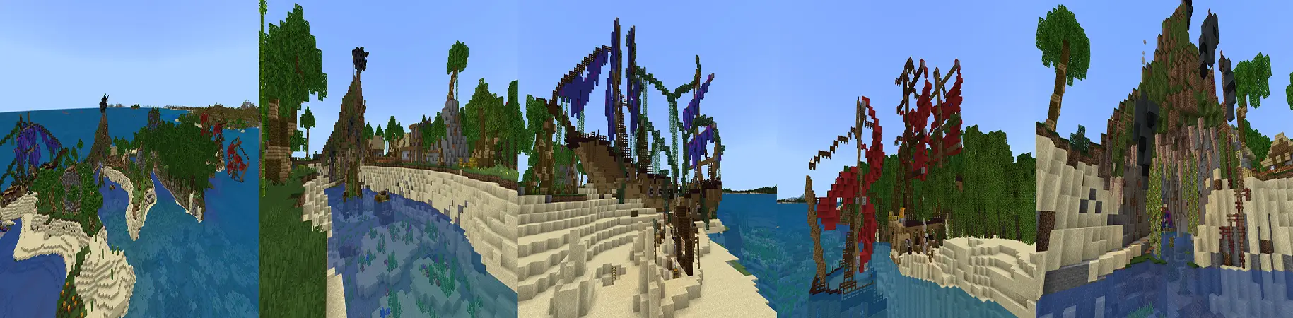 Бухта затонувших кораблей panorama