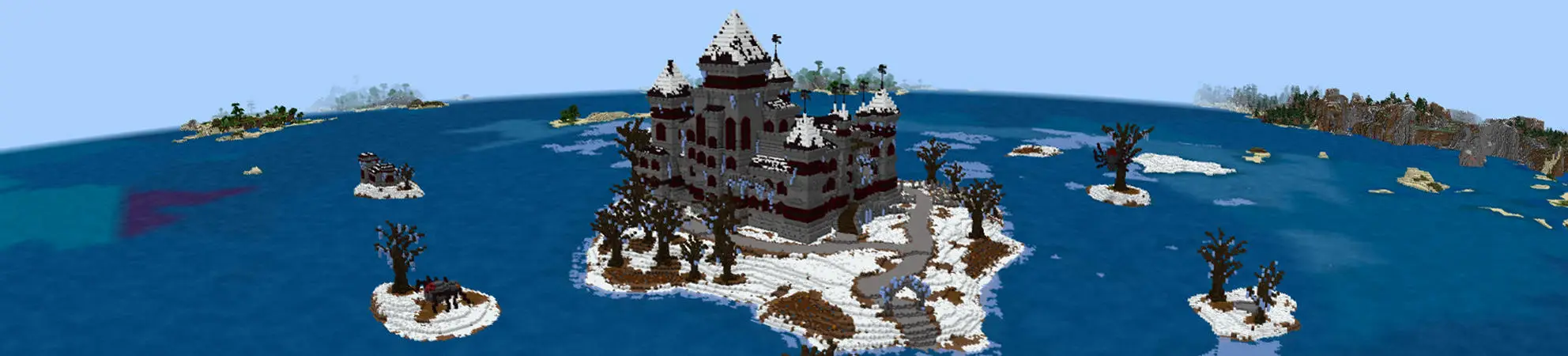 Зимний особняк ужасов panorama