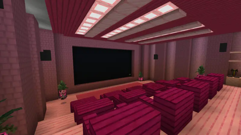 Скриншот Симпатичный розовый современный особняк №10