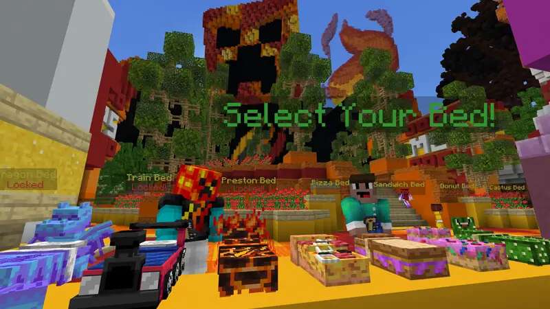 Скриншот Экстремальные кроватные войны PrestonPlayz №5