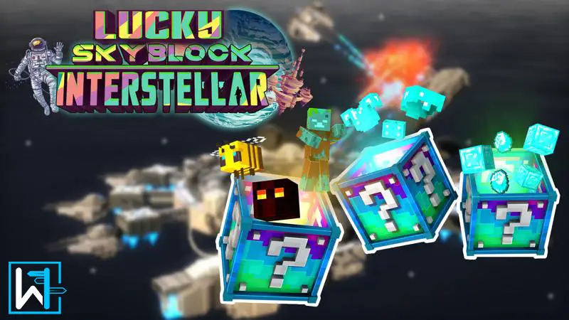 Межзвездный Skyblock удачи