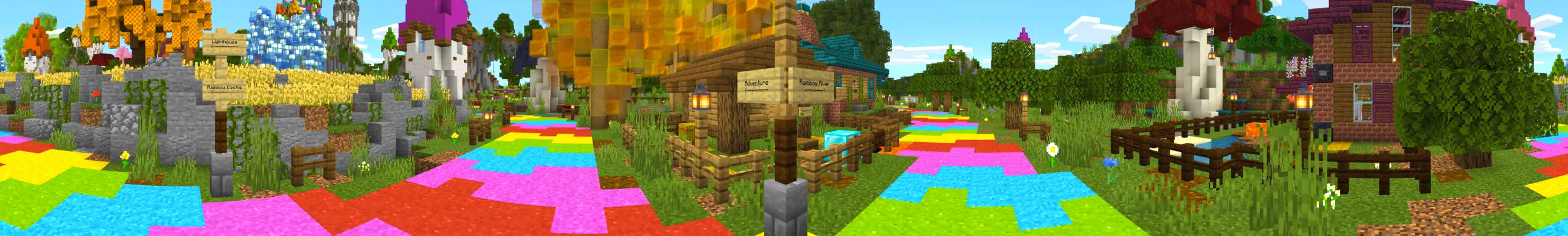 Радужные мобы удачи panorama