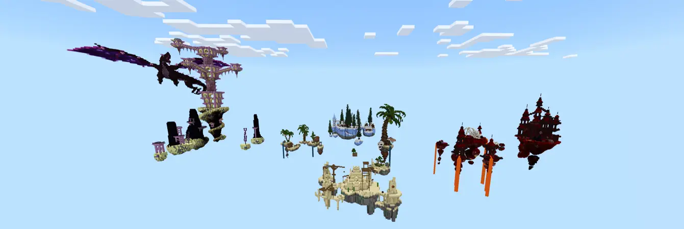 Измерения SkyBlock panorama