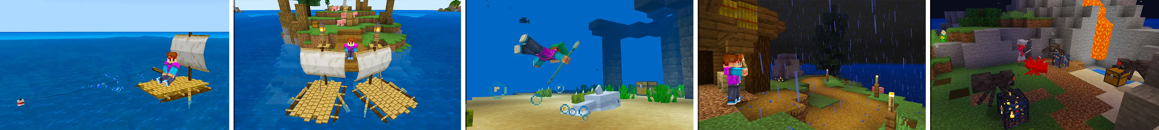 Экстремальное выживание: плот panorama