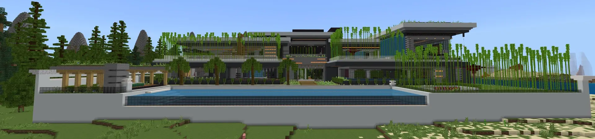 Гигантский роскошный особняк panorama