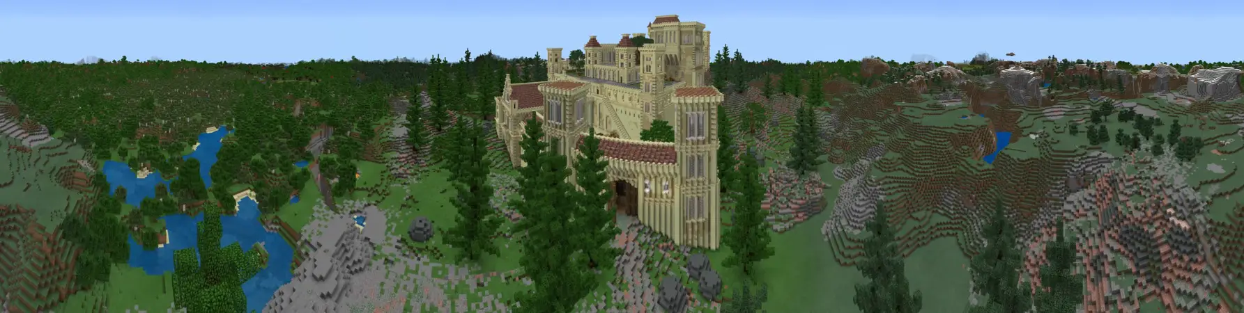 Замок Лейш panorama