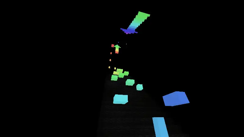 Скриншот Радужный паркур №5