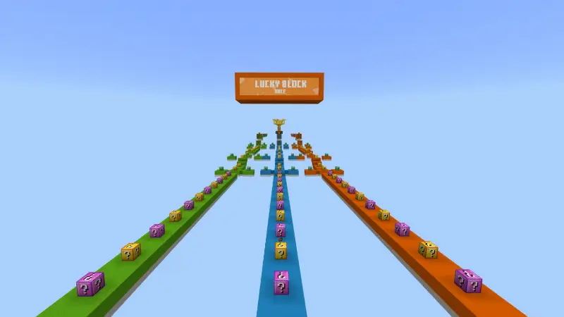 Скриншот Гонка блоков для везучих №4