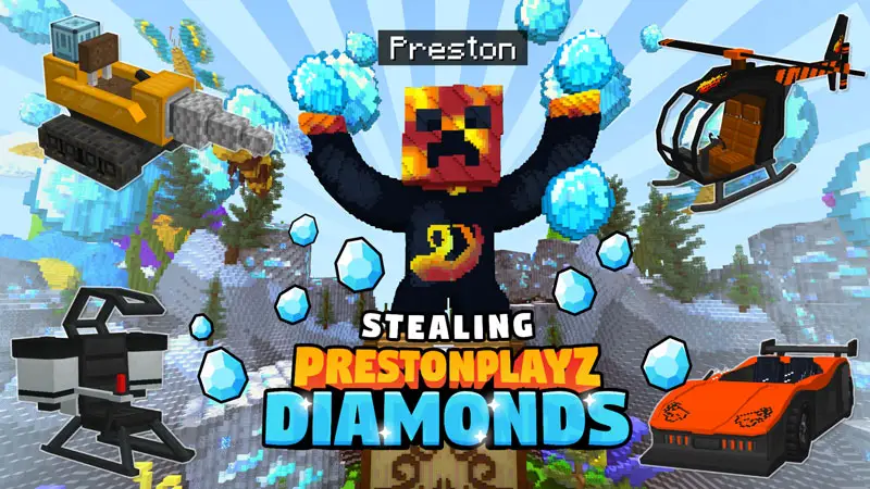 Кража алмазов блогера PrestonPlayz