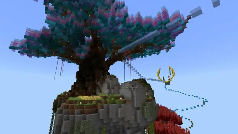 Скриншот Skyblock: паркур №1