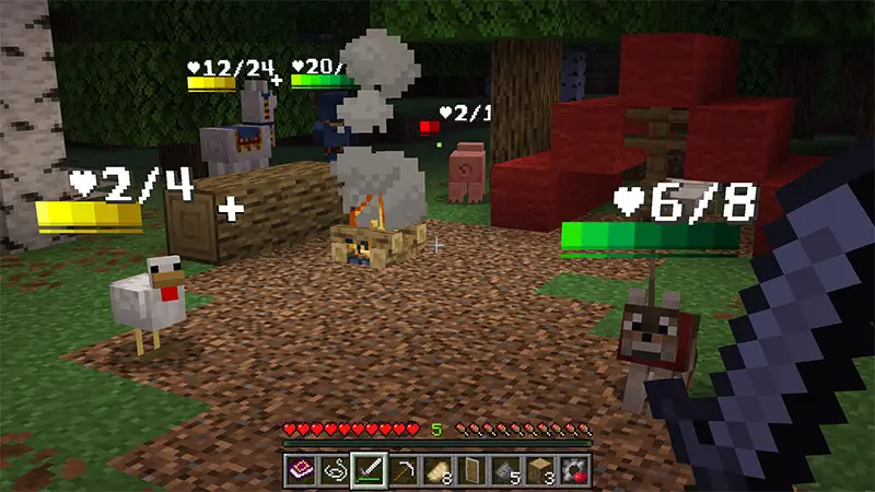 Скриншот Дополнение «Полосы здоровья» №1