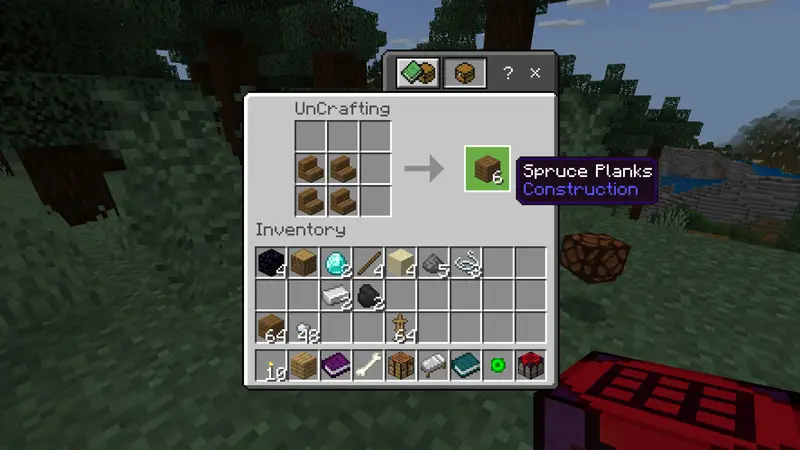 Скриншот Дополнение Uncrafting Items №5