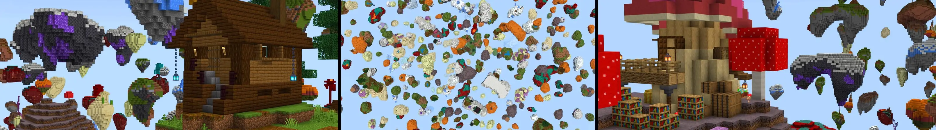 Бесконечный Skyblock panorama