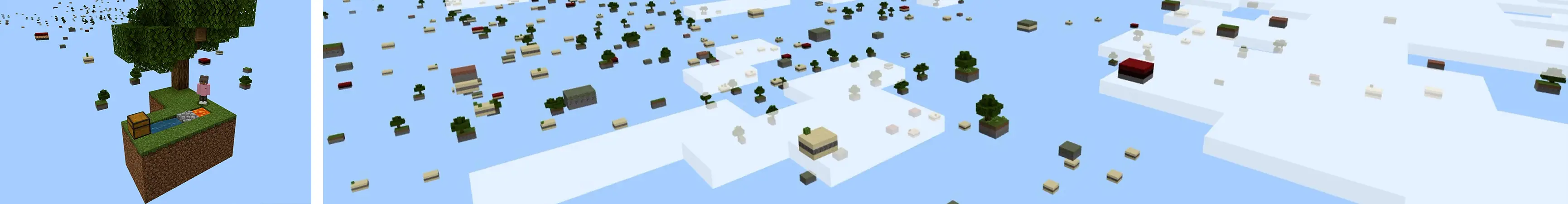 Карта Skyblock panorama