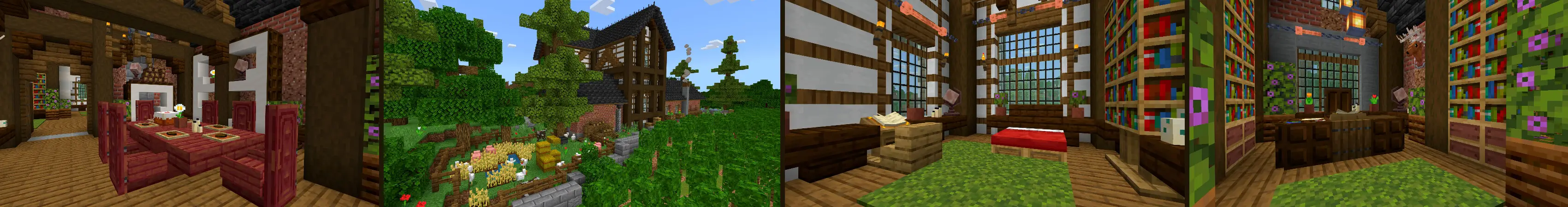 Милый фермерский дом panorama