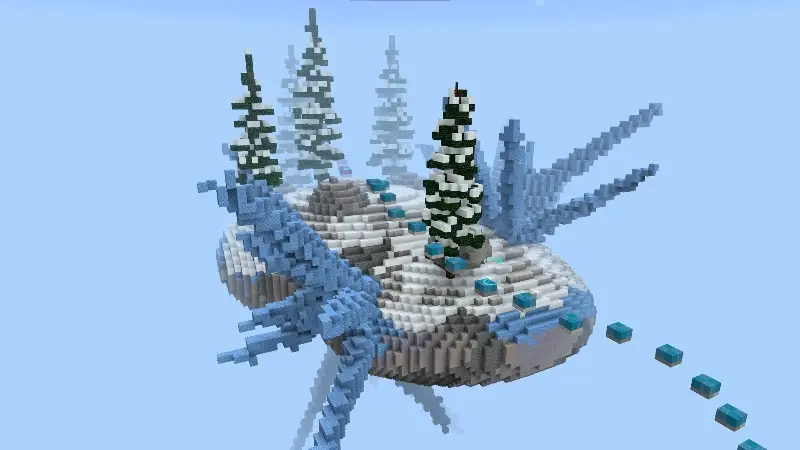 Скриншот Паркур на плавающем острове №1