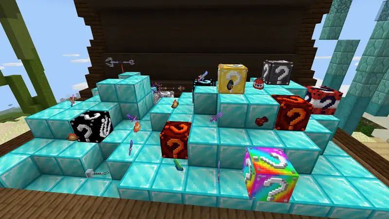 Скриншот Забег с блоками удачи PrestonPlayz №3