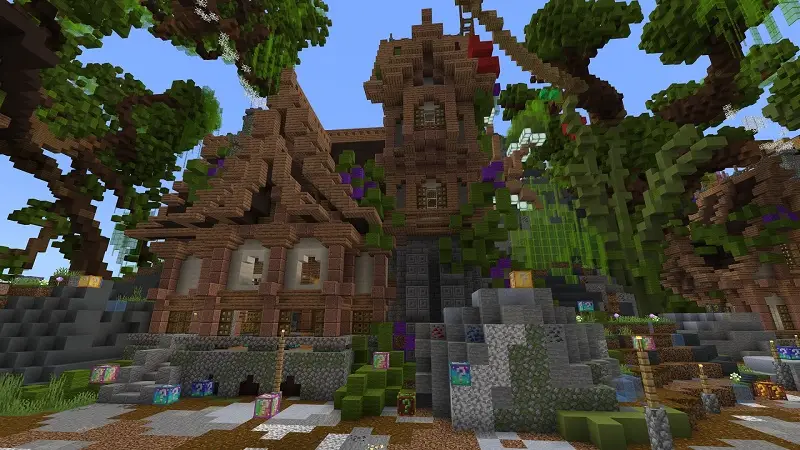 Скриншот Skyblock удачи: лес из другого мира №3