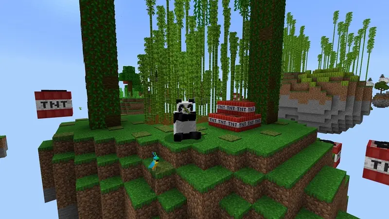 Скриншот Skyblock с динамитом №5