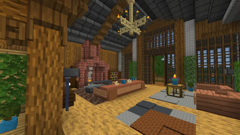 Скриншот Деревенский бревенчатый особняк №4