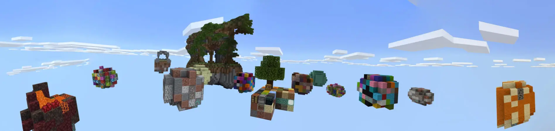 Случайный Skyblock panorama
