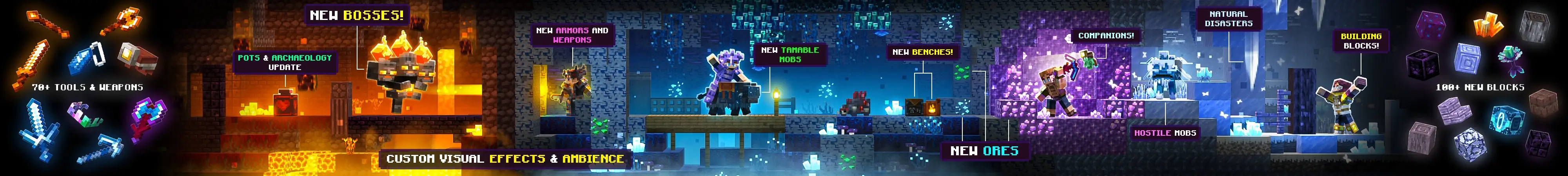 ДОПОЛНЕНИЕ CAVE BIOMES panorama