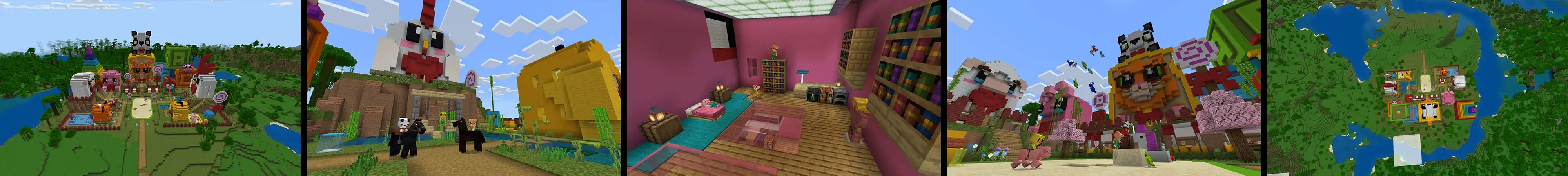 ЖИВОТНЫЕ-МАЛЫШИ: ДЕРЕВНЯ panorama