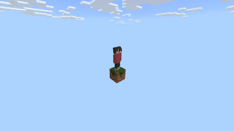 Скриншот Skyblock: один блок №1