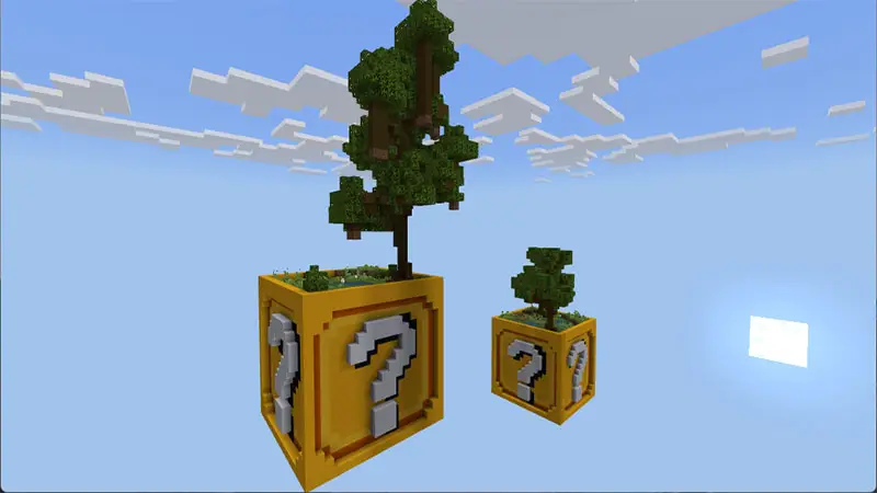 Скриншот Блоки удачи в Skyblock №1