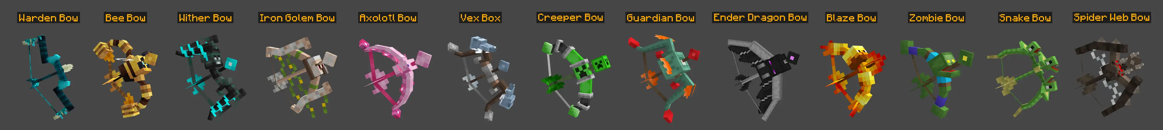 Луки мобов panorama