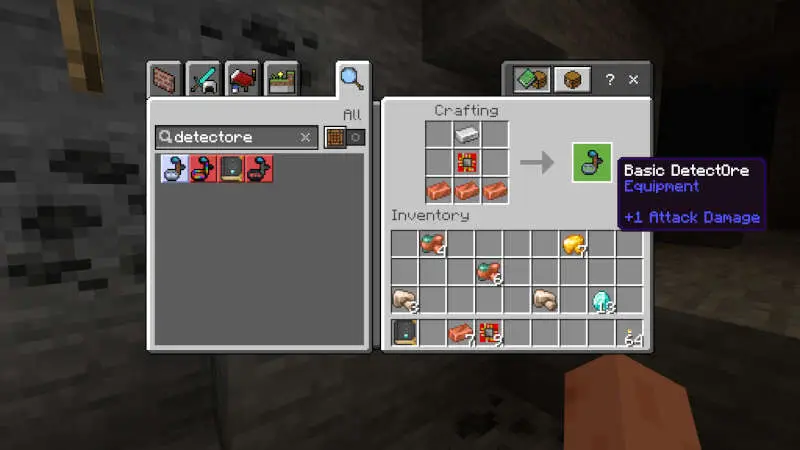 Скриншот Дополнение «Детектор руды» №5