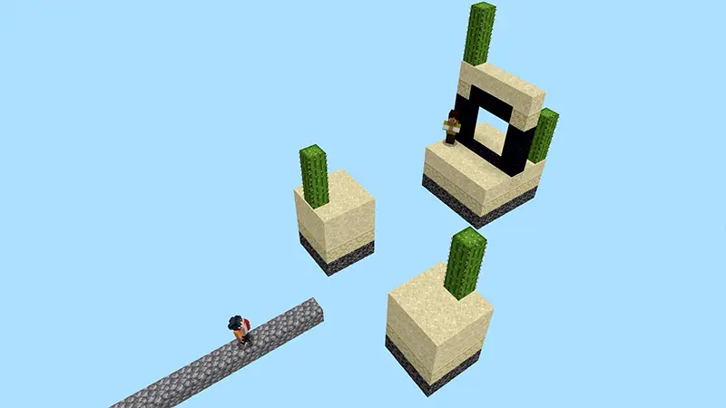 Скриншот Оригинальная игра Skyblock! №4