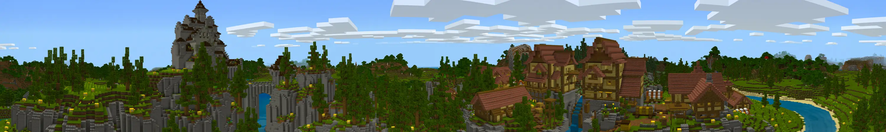 Город блоков удачи panorama