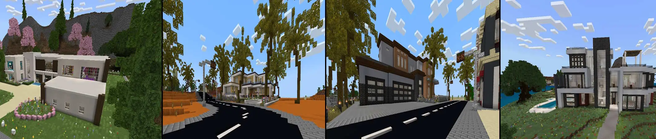 Современные особняки panorama