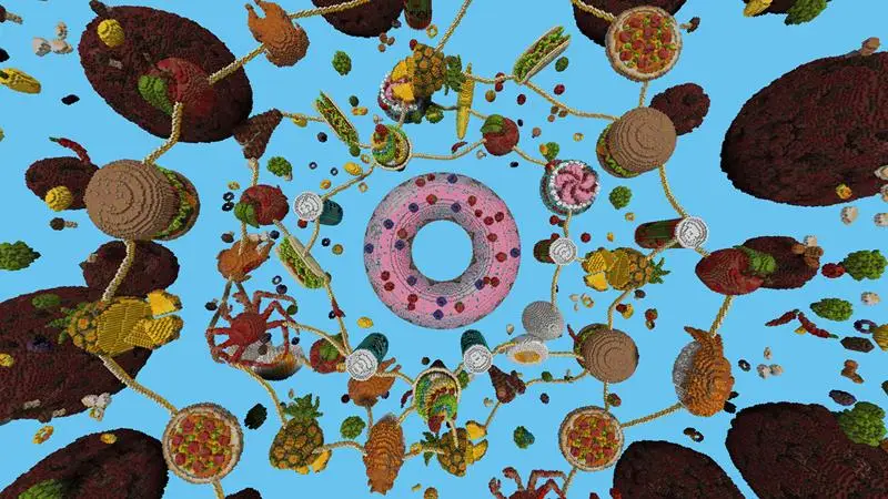 Скриншот Еда в Skyblock №2