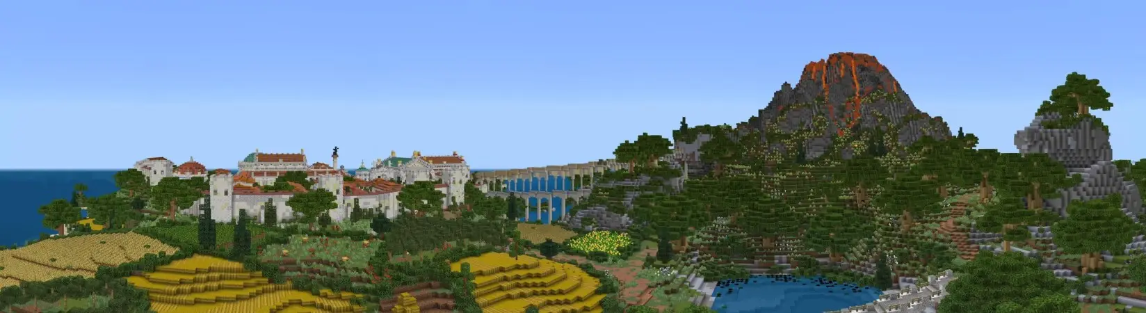 Вулкан-сити panorama