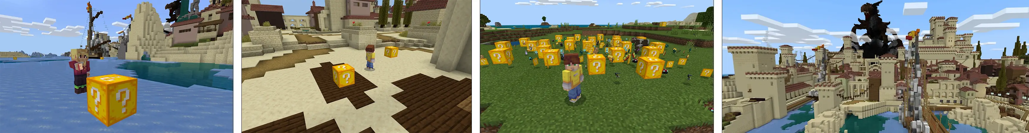 Мир блоков удачи panorama