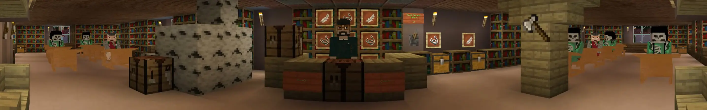 Старшая школа с привидениями panorama