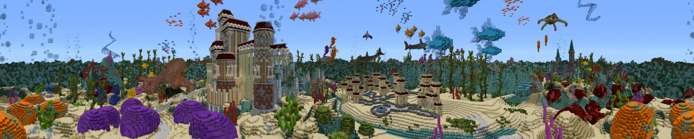 Риф морского окуня panorama