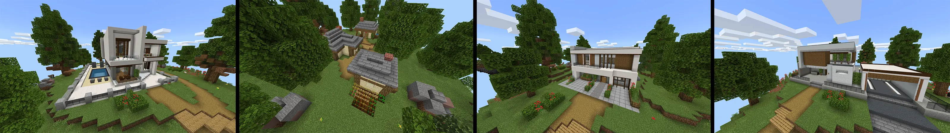 Skyblock: особняк panorama