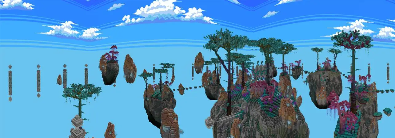 Skyblock мечты panorama