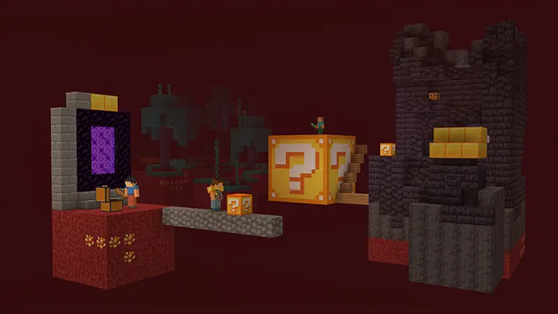 Скриншот Skyblock с блоками удачи №3