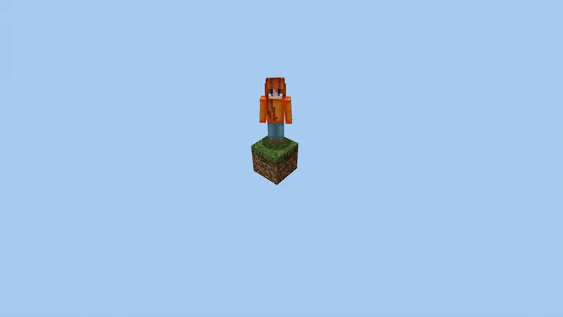 Скриншот Skyblock: один блок №1