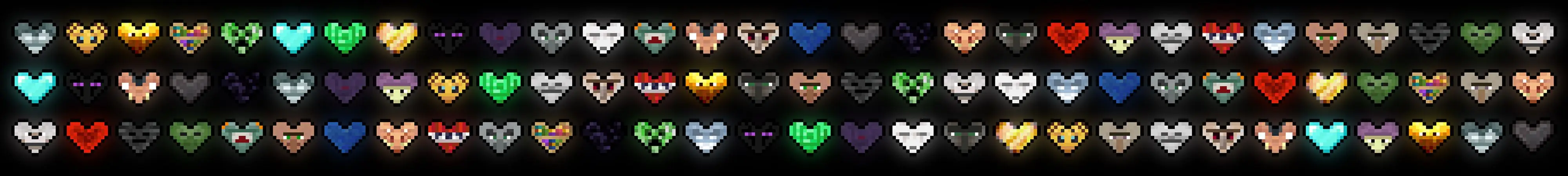 Набор «Пользовательские сердца» panorama