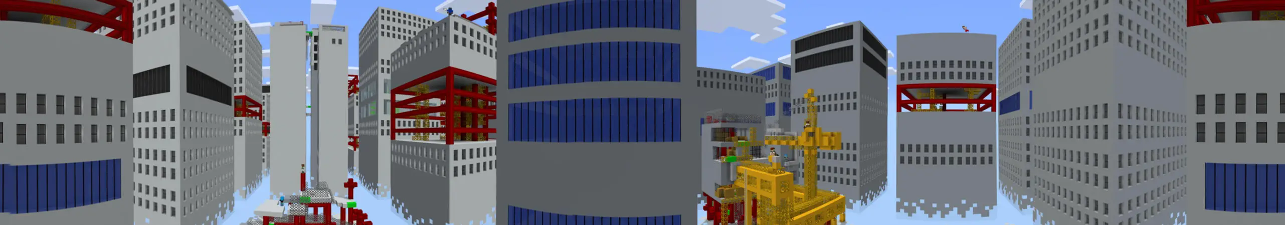 Город небоскребов panorama