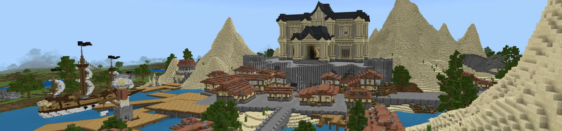 Замок блоков удачи panorama