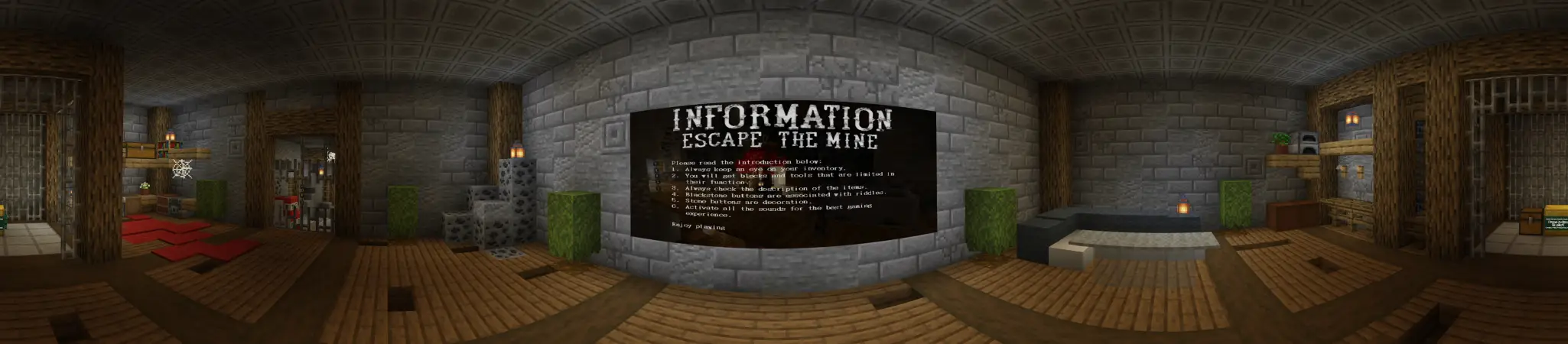 Побег из комнаты: шахта panorama