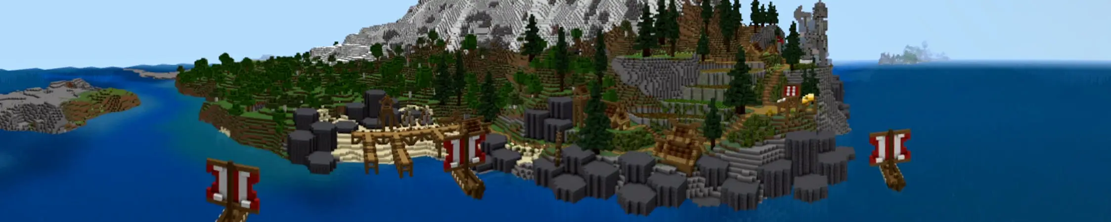 Деревня викингов panorama