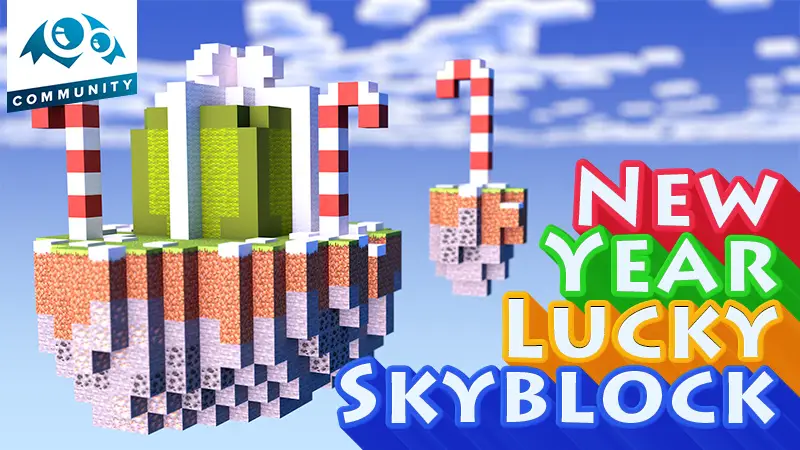 Новогодний Skyblock удачи