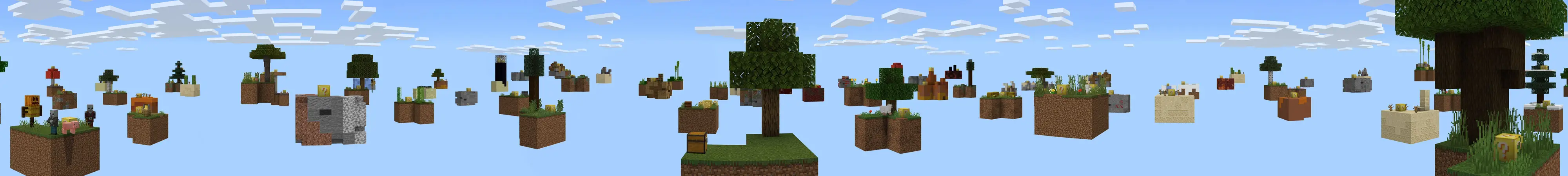 Skyblock на удачу panorama